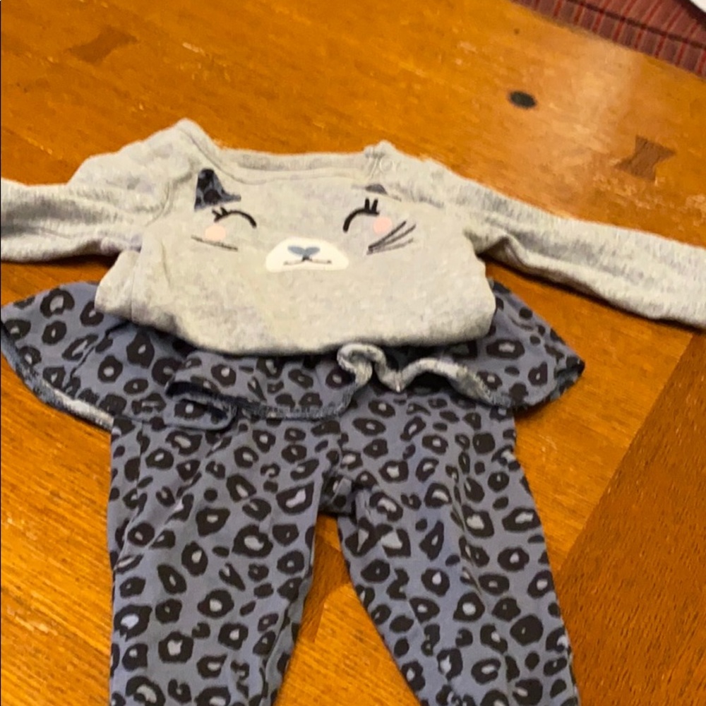 A Cute little kitty girl outfit